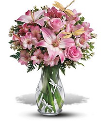 Dragonfly Bouquet from Swindler and Sons Florists in Wilmington, OH